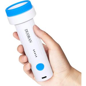 Cordless Electric Vacuum Pump for Vacuum Storage Bags Travel Air Pump, Portable USB Rechargeable Seal & Compression Bag Pump for Clothes, Blankets & Bedding (Storage Bags Not Included) (Blue)