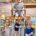 YooAurvox 3 Pack Toddler Boys T Shirts, 3-Color, 3T (Gray)