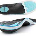 PCSsole Plantar Fasciitis Insoles Men Women- 220+lbs Heavy Duty High Arch Support Inserts with Comfort Cushion Orthotic Pain Relief Insoles for Flat Feet - Arch Pain - Heel Pain -Work Boot Shoe Insole, size mens 11-11.5, womens 13-13.5