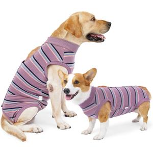 Recovery Suit for Dogs - Onesie for Surgery, E-Collar Alternative for Small Medium Dogs, Anti-Licking Abdominal Wounds Pet Wear