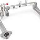 LR109401 Aluminum Rear Coolant Water Heater Pipe (3.0L Only) For Land Rover Range Rover Discovery LR4,For Jaguar XJ XF XE F-Type F-Pace 2013-2021, Replace # LR041788 LR075991 LR087558