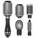Nicebay Hair Dryer Brush Blow Dryer Brush in One, Hot Air Brush Set for Straightening/Drying/Curling, Oval Brush, Multi-Temperature Settings, Detachable Design for Women