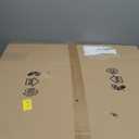 23.62" Modern Drum Chandelier, 5-Tier Black Dining Room Light Fixture Over Table, 6-Light Large Pendant Light Adjustable with White Fabric Chandeliers for Dining Room Kitchen Living Room Bedroom