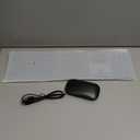 Seenda Wireless Bluetooth Keyboard and Mouse Combo, SKM64-3 Rechargeable Slim Quiet Keyboard Mouse, 3 Multi-Device Connection, Compatible for Windows, Mac, MacBook, iPad, Tablet, Black Gray