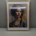 Vivelove 18x24 Oak Wood Picture Frames for Wall, Crafted Photo Frame with Mat to 16x20 Graduation Picture Display,Family Picture,Wedding Picture Tabletop & Wall Decoration