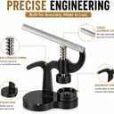 Watch Press Tool, Watch Back Press Closer with 18mm-50mm Fitting Dies, with Watch Case Open Pry Case Closer for Battery Replacement Watch Repairing