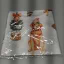 Pink Christmas Pillow Covers 18x18, Girly Christmas Decor, Coquette Glitter Pink Bow Xmas Tree Santa Decorative Throw Pillow Covers for Girls Bedroom Living Room Home (Color 01)