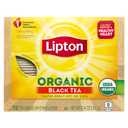 Lipton Tea Bags For a Iced or Hot Tea Organic Black Tea Iced or Hot Tea that Can Help Support a Healthy Heart 5.9 oz 72 Count
