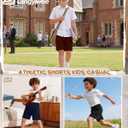 3 Pack Boys Shorts Athletic SweatShorts | with Pockets, Elastic Waist, Back to School, Casual Joggers, Daily Wear, Running Sport, for Kids Tween Youth Teen, 5-14 Y
