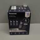 Panasonic Cordless Phone with Advanced Call Block, Link2Cell Bluetooth, One-Ring Scam Alert, and 2-Way Recording, Answering Machine, 4 Handsets - KX-TGF944B (Black)