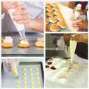 18-Inch Piping Bags 100 Pack Pastry Bag Icing Bags Frosting Bags Cake Decorating Bags Disposable Icing Bags Pastry Disposable Bag Disposable Piping Bags for Cake Cupcake Cookie Decorating (18inch)