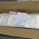 24inch Long Floating Shelves for Wall Decor, 5-Set Shelves with Lip, White