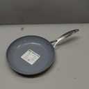 GreenPan Valencia Pro Hard Anodized Healthy Ceramic Nonstick 10" Frying Pan Skillet, PFAS-Free, Induction, Dishwasher Safe, Oven Safe, Gray