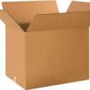 Partners Brand P241818 Corrugated Boxes, 24"L x 18"W x 18"H, Kraft (Pack of 10)