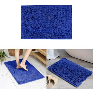 Bathroom Rugs,Velvet Rug Mat, Quick Dry, Machine Washable, Non-Slip Backing,Bath Mats for Bathroom (Royal Blue, 60 * 90CM)