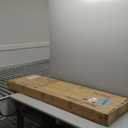 Wnutrees 4 Panel Gridwall Display, Portable Freestanding Display Board for Craft/Art Shows, Retail, Events, Decorative Wood Room Divider Folding Screens, White