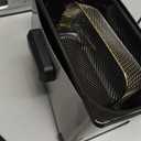 Elite Gourmet EDF3500 Electric Immersion Deep Fryer. Removable Basket, Timer Control Adjustable Temperature, Lid with Viewing Window and Odor Free Filter,Stainless Steel,3.5 Quart / 14 Cup