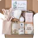 New Mom Care Package After Baby, 7pcs New Mom Gifts Set After Birth, Postpartum Gifts for Mom, After Birth Postpartum Essentials for Mom Kit, Pregnancy Gifts for First-Time Moms, Expecting Mom