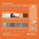 WALPLUS Upgraded Backsplash Tile Peel and Stick for Kitchen Wall Stick On Backsplash Tile for Bathroom Adhesive Glossy Heat Resistant Sticky Backsplash for Kitchen 11.8" x 11.8" Black 12 Sheets