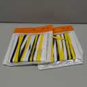 UpUGo 6 Pair Flat Shoe laces, 5/16" Wide Shoelaces for Athletic Running Sneakers Shoes Boot Strings