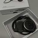 Small Bluetooth Headphones Wrap Around Head - Sports Wireless Headset with Built in Microphone and Crystal-Clear Sound, Foldable and Carried in The Purse, and 12-Hour Battery Life, Black