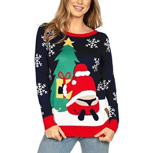Tipsy Elves Ugly Christmas Sweaters for Women - Funny Festive Womens Christmas Sweaters - Cute Winter Holiday Outfit 2XL
