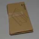 OMOTON Vertical Laptop Stand for Desk, Acrylic Dual Laptop Holder Desktop Clear Adjustable Dock for MacBook Pro Air, HP, All Gaming Laptops up to 17 (Clear, Dual Slot)