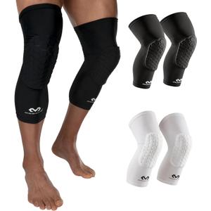 Knee Compression Sleeves: McDavid Hex Knee Pads Compression Leg Sleeve for Basketball, Volleyball, Weightlifting, and More - Pair of Sleeves, 2XL