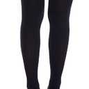 Moon Wood Women Thigh High Socks Long Over the Knee High Socks Striped Above the Knee Leg Warmers, One Size