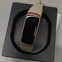 Fitness Tracker, Activity Trackers with 24/7 Heart Rate, Blood Oxygen Blood Pressure Sleep Monitor, Step Counter with 1.1" AMOLED Touch Color Screen, Calorie Pedometer Health Smart Watch for Women Men (cream-coloured)