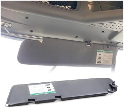 Dayton Parts Front Left Sun Visor Shade Assembly Compatible with Freightliner Cascadia 2007-2017 Gray Interior Sunvisor Sunshade Cover Blind