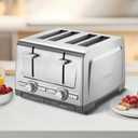 Cuisinart 4-Slice XL Slot Toaster, 7 Shade, High-Lift, Stainless Steel