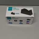 IHOMECOOKER Desktop Tape Dispenser Adhesive Roll Holder (Fits 1" & 3" Core) with Weighted Nonskid Blue