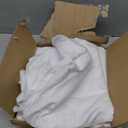 White Rectangle Table Cloth - 6 Pack, 60" x 84" Washable Polyester Tablecloth for 5FT Tables, Wrinkle-Resistant Table Cover for Weddings & Parties