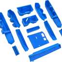 Interior Silicone Liner Insert Custom Fit for Tacoma 2024-2026, Silicone Organizer Tray for Tacoma Gen 4th Double Cab only - Fully Covered - for Tacoma Accessories