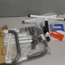 Bed Assist Rail for Elderly - ASTM Approved, 350 LBS Capacity, Tool-Free Assembly, Non-Slip Ergonomic Handle with Storage Pocket, Safe Bed Rails for Seniors (Medium, Black Straight Handle)