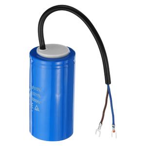 PATIKIL CD60 Run Capacitor, 200uF 250VAC 50/60Hz Motor Starting Capacitor with 2 Wires for Air Compressor Motor Starts Running PATIKIL CD60 Run Capacitor, 200uF 250VAC 50/60Hz Motor Starting Capacitor with 2 Wires for Air Compressor Motor Starts Running