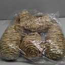 Humming Bird Houses for Outside Hanging, Natural Grass Hut, Hand Woven Hummingbird Nest for Garden Window Outdoor Home Decoration, 5 Pack (Water Droplets) (Small)