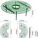 Iceyyyy 5 Pack Strawberry Plant Support - Strawberry Growing Racks with 4 Sturdy Legs - Strawberry Growing Frame Keep Berries Clean