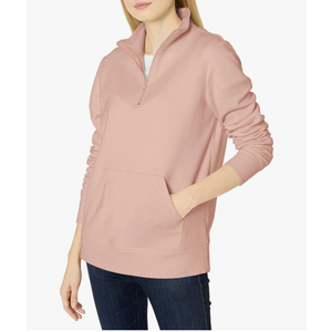 Amazon Essentials Women's Long-Sleeve Fleece Quarter-Zip Sweatshirt Top. Small
