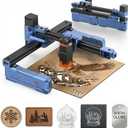 Artilume T1 Laser Engraver 3000mW, Foldable Design Laser Engraving Machine, 0.01mm Precision, Large Working Area 200*150mm for Wood Leather Acrylic and More, Best for Beginners Small Business Class 1