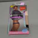 Hanes Women's Seamless Underwear Pack, Comfort Flex Fit Bikini Boyshort or Thong Panties, 6-Pack, 2XL