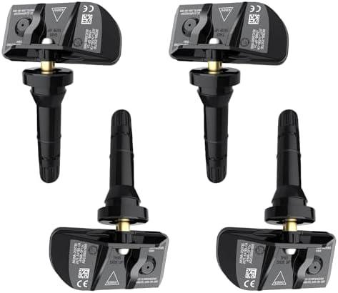 JWEELY TPMS Sensor, 433 MHZ Tire Pressure Monitor System for Chevrolet Suburban Tahoe for GMC Yukon 2021 2022 2023 Replacment Part 13533166, 13542523, 4 Pack