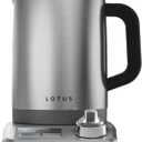 Lotus Kettle, 1.5 L Electric Tea Kettle, The Purist, 1500 Watts, Stainless Steel, Professional Series, LTSKT500