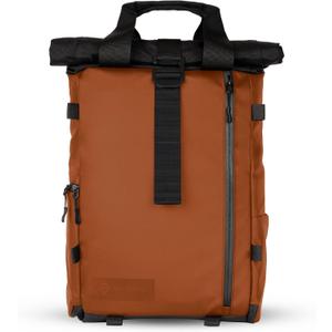 WANDRD PRVKE Lite: Weather-Resistant Travel & Camera Backpack with Laptop Sleeve, Quick Side Access, Clamshell Opening  Ideal Photography & Travel Bag (Sedona Orange)