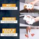 2 x Magic Eraser Sponges 4 Pack  Thick Melamine Cleaning Sponges for Walls, Kitchen, Bathroom & Floors  White Magic Sponge Eraser Pads for Heavy Duty Multi-Purpose Cleaning