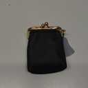 Vynoraxis Genuine Leather Mini Jewelry Box & Vintage Wallet for Women - Compact Travel Coin Purse, Lipstick Storage Organizer, Retro Leather Clutch Case (Black)