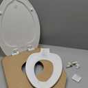 Mayfair NextStep2 Toilet Seat with Built-In Potty Training Seat, Slow-Close, Removable that will Never Loosen, Elongated, White