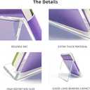 Acrylic Book Stand Clear Display Easel for 8.511 Cookbooks, Tablets & Magazines, 5mm Thick Transparent Holder for Photo, Plate & Vinyl, 8.27W x 9.25H x 10.24D