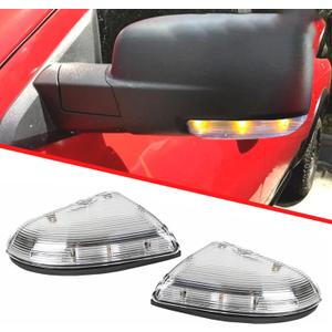 68064948AA 68064949AA Front Mirror Turn Signal Puddle Light for Dodge Ram 1500 2500 3500 2010-2018, Ram 1500 Classic 2019-2022 68232479AA 68232478AA (Clear Lens)